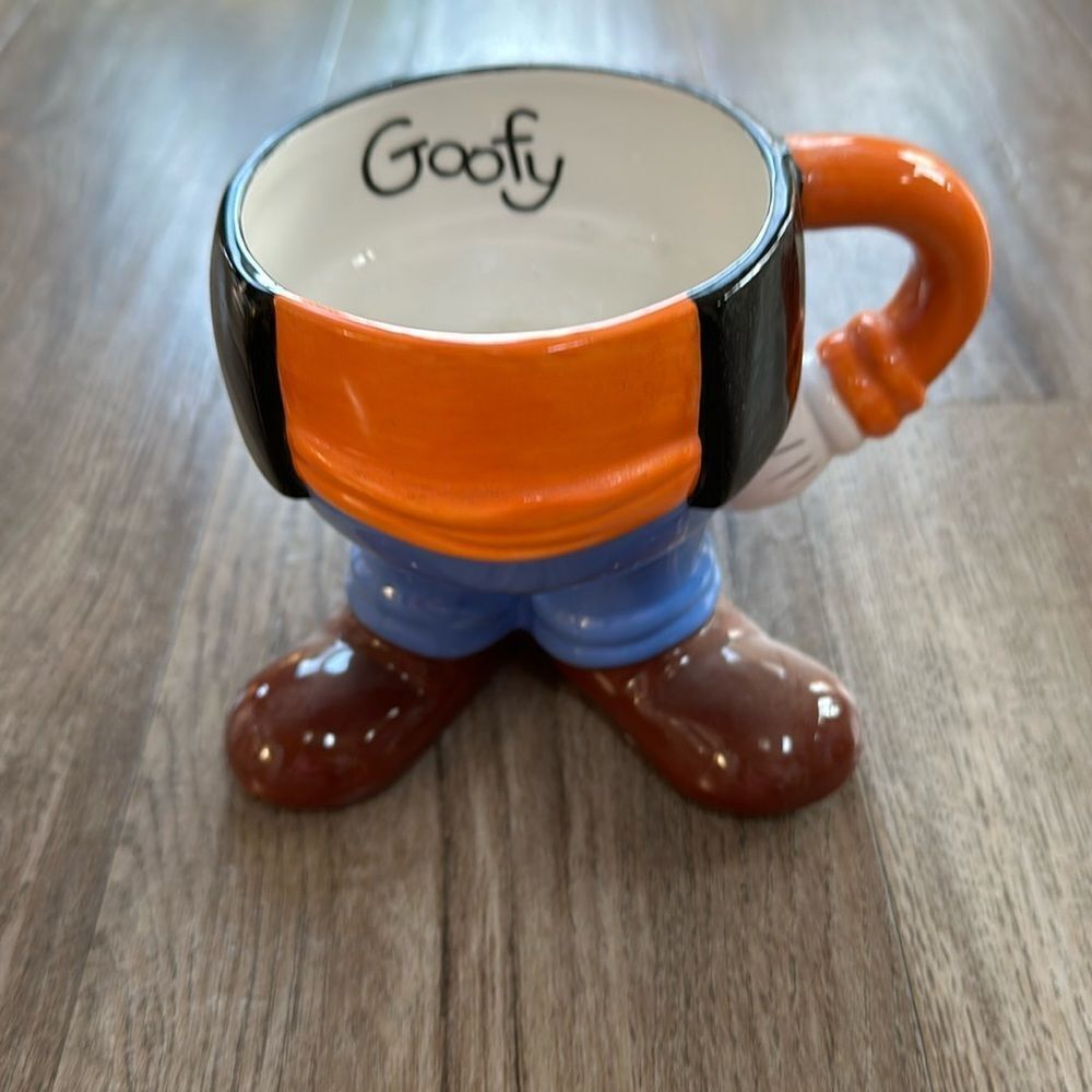 Collectible Disney Goofy 3D Sculpted Mug | Character Handle Coffee Cup